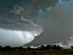 Violent Hailstorm Approaches